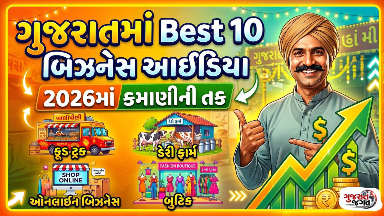 Top 10 Business Ideas in Gujarat 2026 – ગુજરાતમાં શરૂ કરવા લાયક બેસ્ટ બિઝનેસ