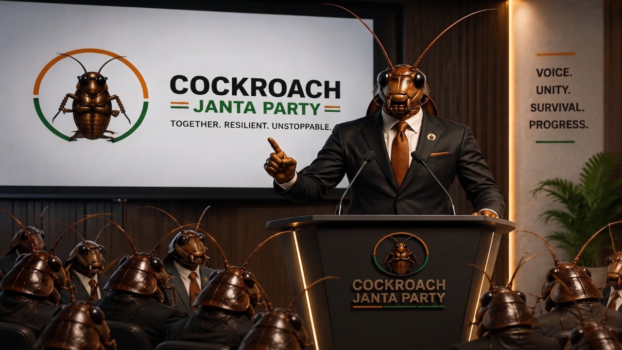 Cockroach Janata Party શું છે? સોશિયલ મીડિયા પર કેમ વાયરલ થઈ રહ્યો છે આ ટ્રેન્ડ?